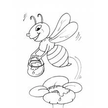 Dessins à colorier: Maya l'abeille - Coloriages à Imprimer Gratuits