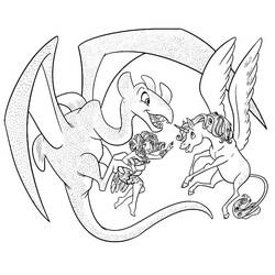 Dessin à colorier: Mia et Moi (Dessins animés et séries animées) #198470 - Coloriages à Imprimer Gratuits