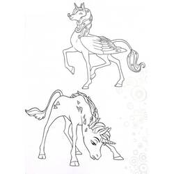 Dessin à colorier: Mia et Moi (Dessins animés et séries animées) #198471 - Coloriages à Imprimer Gratuits