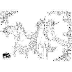 Dessin à colorier: Mia et Moi (Dessins animés et séries animées) #198472 - Coloriages à Imprimer Gratuits