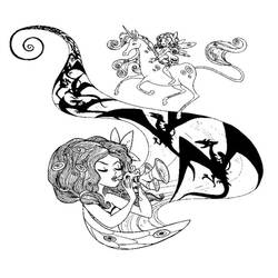 Dessin à colorier: Mia et Moi (Dessins animés et séries animées) #198474 - Coloriages à Imprimer Gratuits