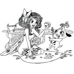 Dessin à colorier: Mia et Moi (Dessins animés et séries animées) #198489 - Coloriages à Imprimer Gratuits