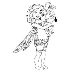 Dessin à colorier: Mia et Moi (Dessins animés et séries animées) #198490 - Coloriages à Imprimer Gratuits