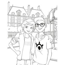 Dessin à colorier: Miraculous Ladybug (Dessins animés et séries animées) #175756 - Coloriages à Imprimer Gratuits