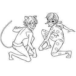 Dessin à colorier: Miraculous Ladybug (Dessins animés et séries animées) #175759 - Coloriages à Imprimer Gratuits