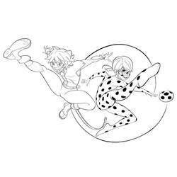 Dessin à colorier: Miraculous Ladybug (Dessins animés et séries animées) #175769 - Coloriages à Imprimer Gratuits