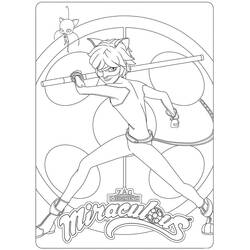 Dessin à colorier: Miraculous Ladybug (Dessins animés et séries animées) #175792 - Coloriages à Imprimer Gratuits
