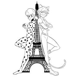 Dessin à colorier: Miraculous Ladybug (Dessins animés et séries animées) #175798 - Coloriages à Imprimer Gratuits