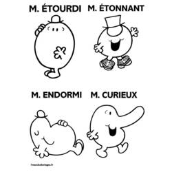 Dessin à colorier: Monsieur Madame (Dessins animés et séries animées) #45474 - Coloriages à Imprimer Gratuits
