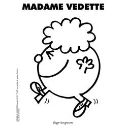Dessin à colorier: Monsieur Madame (Dessins animés et séries animées) #45484 - Coloriages à Imprimer Gratuits