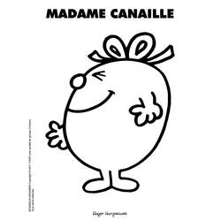 Dessin à colorier: Monsieur Madame (Dessins animés et séries animées) #45487 - Coloriages à Imprimer Gratuits