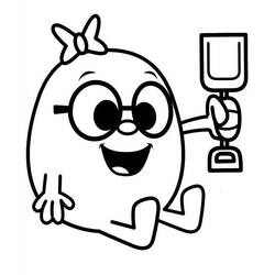 Dessin à colorier: Monsieur Madame (Dessins animés et séries animées) #45525 - Coloriages à Imprimer Gratuits
