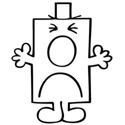 Dessin à colorier: Monsieur Madame (Dessins animés et séries animées) #45544 - Coloriages à Imprimer Gratuits