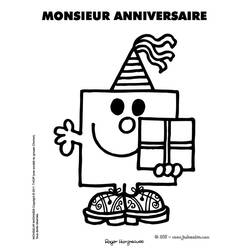 Dessin à colorier: Monsieur Madame (Dessins animés et séries animées) #45551 - Coloriages à Imprimer Gratuits