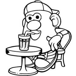 Dessin à colorier: Monsieur Patate (Dessins animés et séries animées) #205224 - Coloriages à Imprimer Gratuits