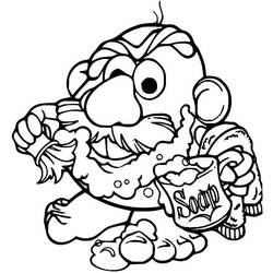 Dessin à colorier: Monsieur Patate (Dessins animés et séries animées) #205226 - Coloriages à Imprimer Gratuits