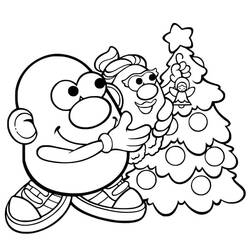 Dessin à colorier: Monsieur Patate (Dessins animés et séries animées) #205228 - Coloriages à Imprimer Gratuits