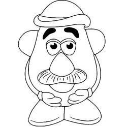 Dessin à colorier: Monsieur Patate (Dessins animés et séries animées) #205236 - Coloriages à Imprimer Gratuits