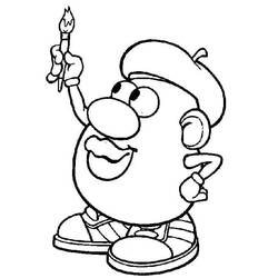 Dessin à colorier: Monsieur Patate (Dessins animés et séries animées) #205243 - Coloriages à Imprimer Gratuits