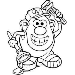 Dessin à colorier: Monsieur Patate (Dessins animés et séries animées) #205246 - Coloriages à Imprimer Gratuits