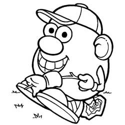 Dessin à colorier: Monsieur Patate (Dessins animés et séries animées) #205247 - Coloriages à Imprimer Gratuits