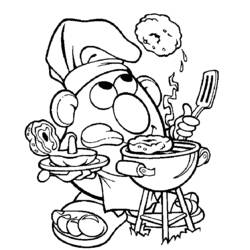 Dessin à colorier: Monsieur Patate (Dessins animés et séries animées) #45102 - Coloriages à Imprimer Gratuits
