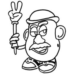 Dessin à colorier: Monsieur Patate (Dessins animés et séries animées) #45110 - Coloriages à Imprimer Gratuits