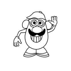 Dessin à colorier: Monsieur Patate (Dessins animés et séries animées) #45112 - Coloriages à Imprimer Gratuits