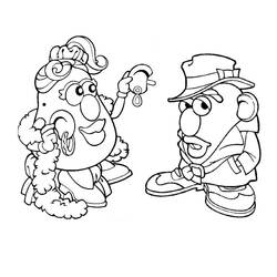 Dessin à colorier: Monsieur Patate (Dessins animés et séries animées) #45119 - Coloriages à Imprimer Gratuits