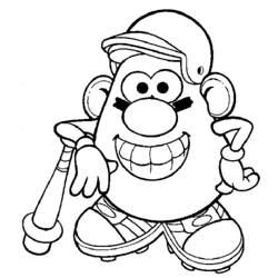 Dessin à colorier: Monsieur Patate (Dessins animés et séries animées) #45139 - Coloriages à Imprimer Gratuits