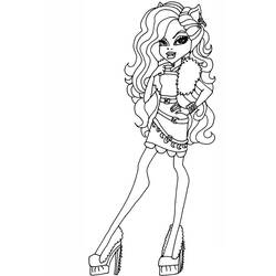 Page de coloriage Monster High (Dessins animés et séries animées) #196675, gratuite à imprimer