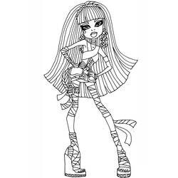 Illustration au trait Monster High (Dessins animés et séries animées) #196679 prête à colorier