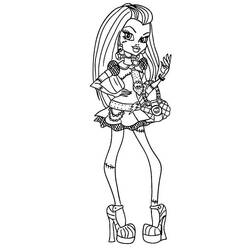 Joli coloriage Monster High (Dessins animés et séries animées) #196681, prêt à imprimer