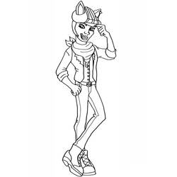 Dessin à colorier Monster High (Dessins animés et séries animées) #196692, gratuit à imprimer