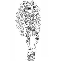 Coloriage Monster High (Dessins animés et séries animées) #196693, dessin gratuit prêt à imprimer