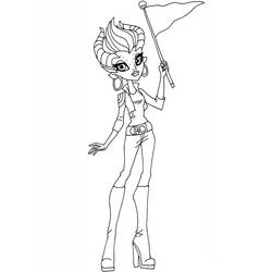 Coloriage gratuit Monster High (Dessins animés et séries animées) #196699 à colorier aux crayons