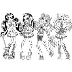 Dessin Monster High (Dessins animés et séries animées) #196701 à colorier pour petits et grands