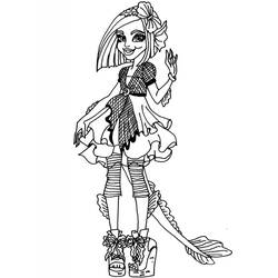 Illustration au trait Monster High (Dessins animés et séries animées) #196702 prête à colorier