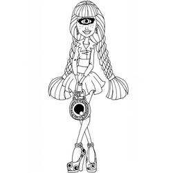 Coloriage imprimable Monster High (Dessins animés et séries animées) #196706 à colorier gratuitement