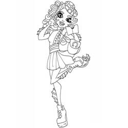 Coloriage Monster High (Dessins animés et séries animées) #196709, dessin gratuit prêt à imprimer