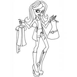 Coloriage Monster High (Dessins animés et séries animées) #196718 à imprimer et colorier