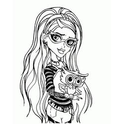 Coloriage Monster High (Dessins animés et séries animées) #196725 à imprimer et colorier