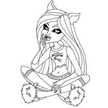 Dessin à colorier: Monster High (Dessins animés et séries animées) #24817 - Coloriages à Imprimer Gratuits