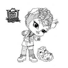 Coloriage Monster High (Dessins animés et séries animées) #24825 à imprimer et colorier