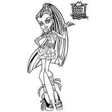 Dessin à colorier: Monster High (Dessins animés et séries animées) #24832 - Coloriages à Imprimer Gratuits
