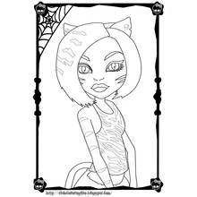 Coloriage Monster High (Dessins animés et séries animées) #24835 à imprimer et colorier