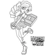 Dessin à colorier: Monster High (Dessins animés et séries animées) #24840 - Coloriages à Imprimer Gratuits