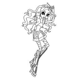 Coloriage Monster High (Dessins animés et séries animées) #24864 à imprimer et colorier