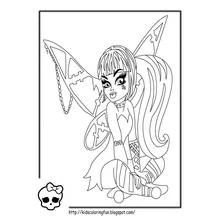 Coloriage Monster High (Dessins animés et séries animées) #24870 à imprimer et colorier