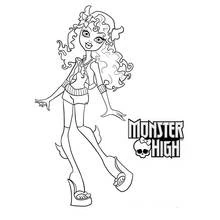 Dessin à colorier: Monster High (Dessins animés et séries animées) #24875 - Coloriages à Imprimer Gratuits